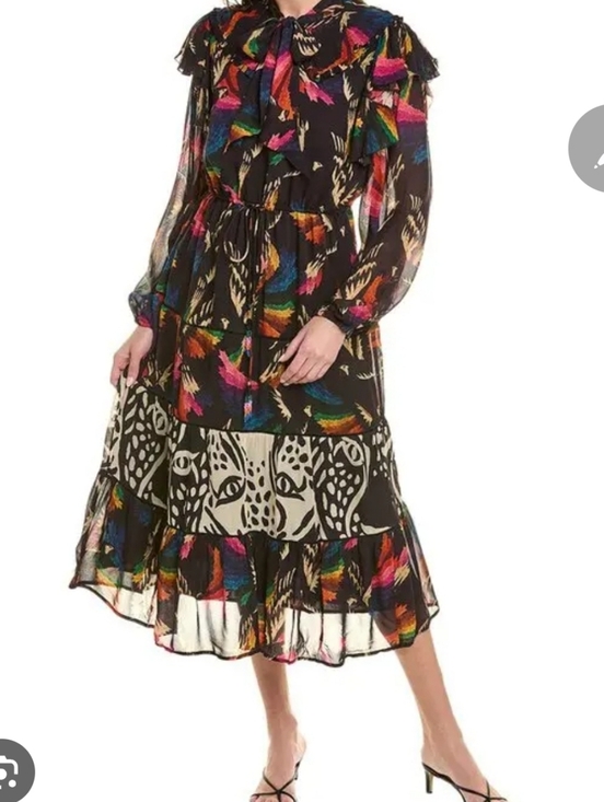 FARM Rio Dresses & Skirts - Farm Rio Womens Macaws Flight Longer Dress